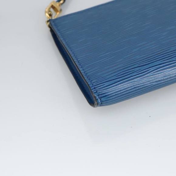LOUIS VUITTON Epi Pochette Accessoires Pouch Vintage Blue M52985 LV Auth bs19703 - Picture 15 of 16
